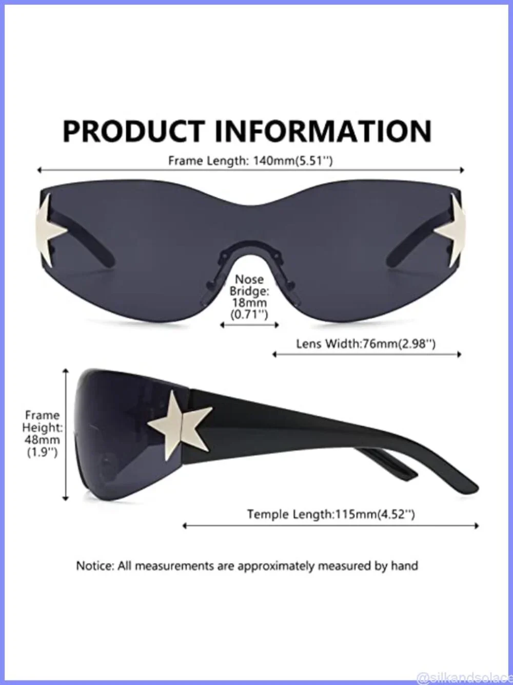 N/A rimless y2k